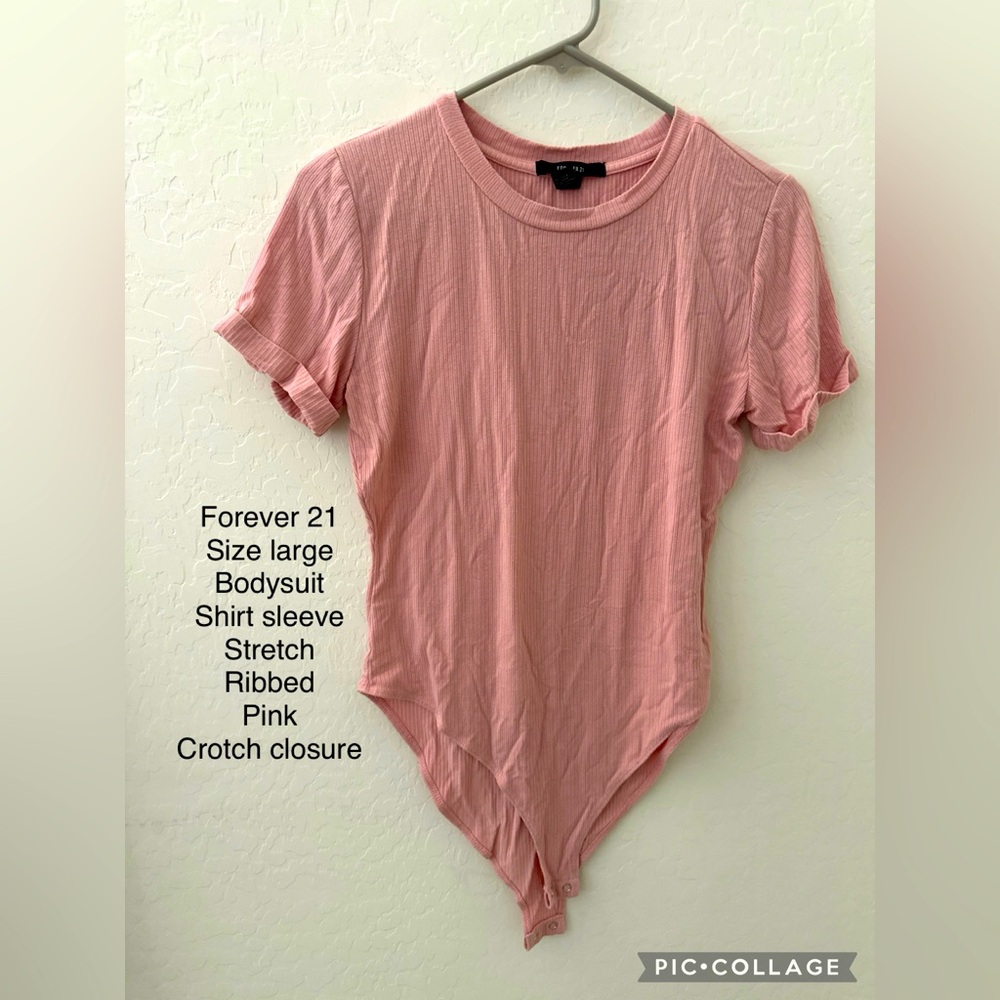 Forever 21 short sleeve body suit, size large